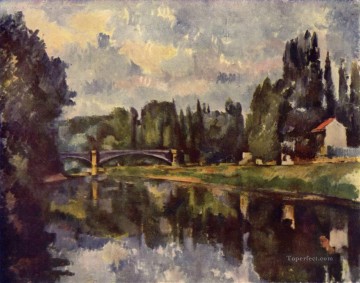  puente Pintura - Puente sobre el Marne Paul Cézanne